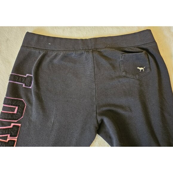 Victorias Secret PINK RAINBOW GRAPHIC SKINNY Jogger Sweatpants Pants Size Small - Picture 6 of 9
